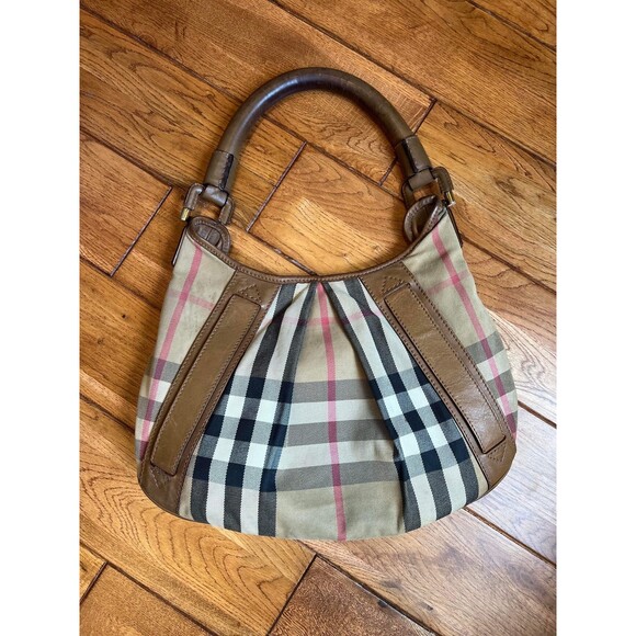 Burberry Hobo Phoebe Canvas Housecheck/nova check - Picture 2 of 12